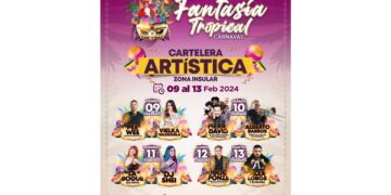 Invita gobierno de Isla Mujeres del 9 al 13 de febrero al Carnaval Fantasía Tropical 2024