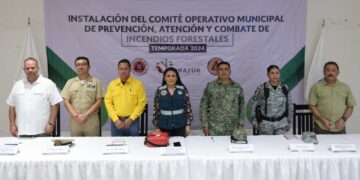 Blanca Merari encabeza instalación de Comité de Combate de Incendios Forestales en Puerto Morelos
