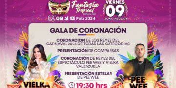 Invita gobierno de Isla Mujeres al arranque del Carnaval Fantasía Tropical 2024