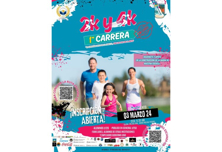 Invitan en Puerto Morelos a carrera atlética con causa de 2 y 5 Km