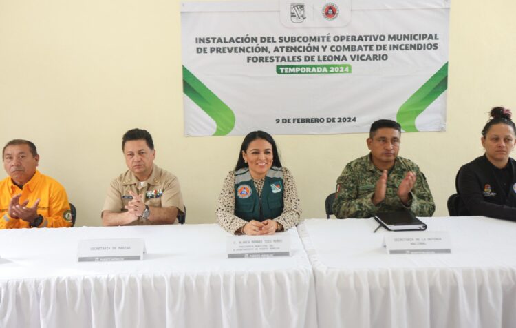 Instalan en Leona Vicario Subcomité Operativo Municipal de Prevención y Combate de Incendios Forestales