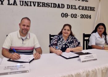 Suscriben gobierno de Puerto Morelos y Unicaribe convenio para impulsar el crecimiento profesional