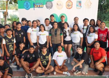 Se desarrolla sana convivencia juvenil en Puerto Morelos
