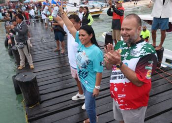 Vive Puerto Morelos gran ambiente deportivo con el XIX Maratón de Aguas Abiertas