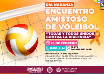 Invita gobierno de Isla Mujeres a sumarse a convocatoria para Encuentro Amistoso de Voleibol en Isla Mujeres