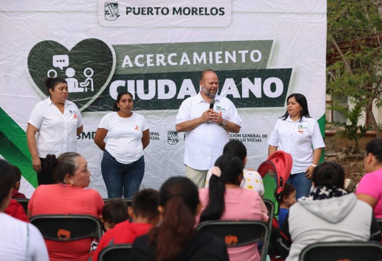 Llevan a comunidad de delirios programa "Acercamiento Ciudadano"