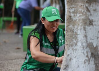 Intensa Jornada de Limpieza de Espacios Públicos en Puerto Morelos