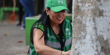 Intensa Jornada de Limpieza de Espacios Públicos en Puerto Morelos