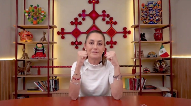 Se registró Claudia Sheinbaum como candidata presidencial ante el INE el domingo