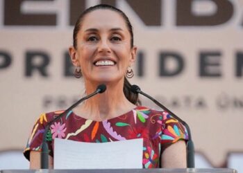 Miles de morenistas reciben a Claudia Sheinbaum en San Luis Potosí