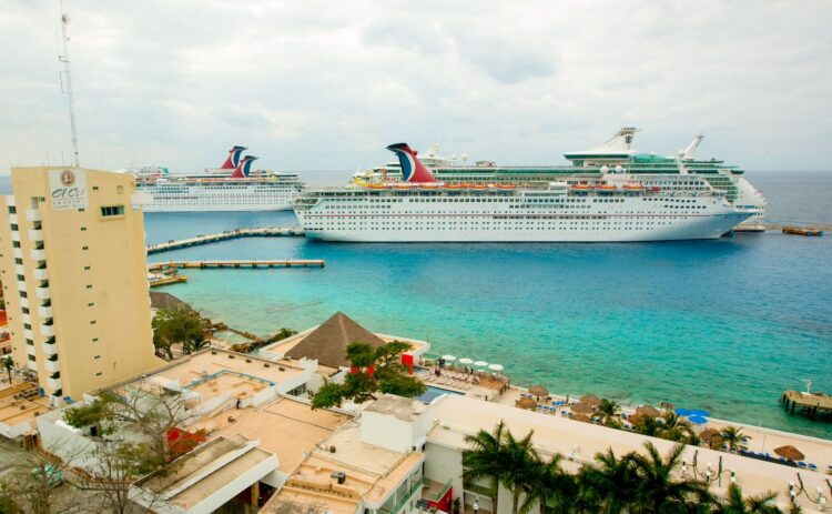 32 cruceros llegarán a Cozumel del 4 al 10 de marzo