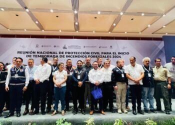 Asiste COEPROC a Reunión Nacional de Protección Civil para Inicio de Temporada de Incendios Forestales 2024