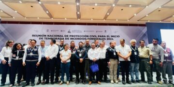Asiste COEPROC a Reunión Nacional de Protección Civil para Inicio de Temporada de Incendios Forestales 2024