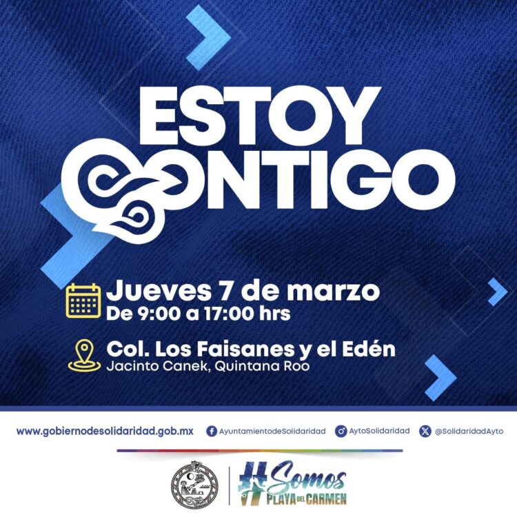 Llegará "Estoy Contigo" a Jacinto Canek en Playa del Carmen