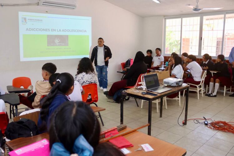 Previenen adicciones en escuelas de Puerto Morelos
