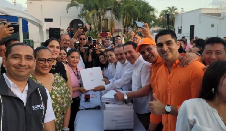 MC solicita al IEQROO registro de candidatos a presidentes municipales en Quintana Roo