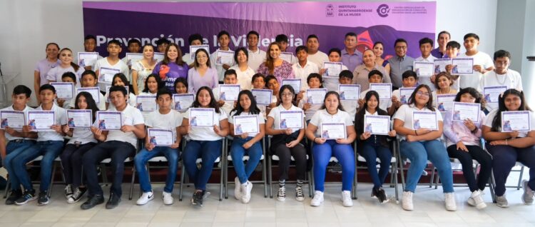 Concluyen estudiantes taller “Prevención de la Violencia contra las Mujeres”
