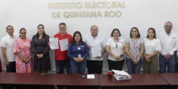 Registran PRI y PAN candidatos a diputados de mayoría ante el IEQROO