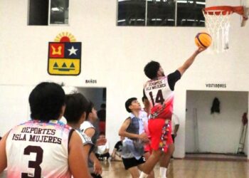 Selecciones de Cozumel resaltan en los Juegos Deportivos Estatales de basquetbol 3X3