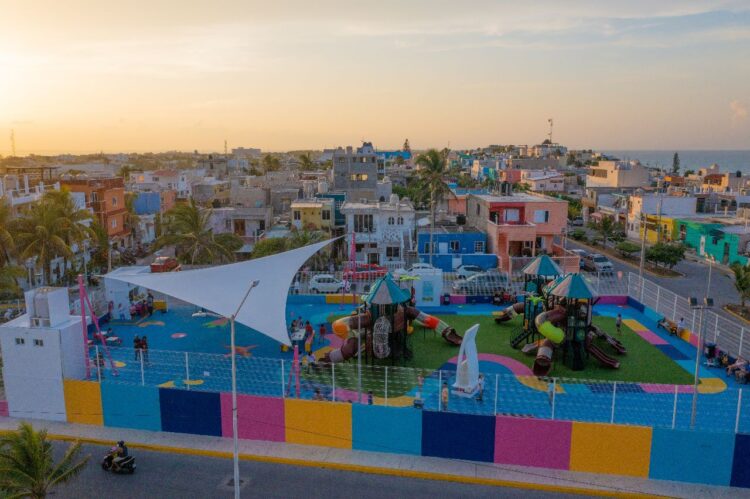 Invitan en Isla Mujeres a visitar parques infantiles