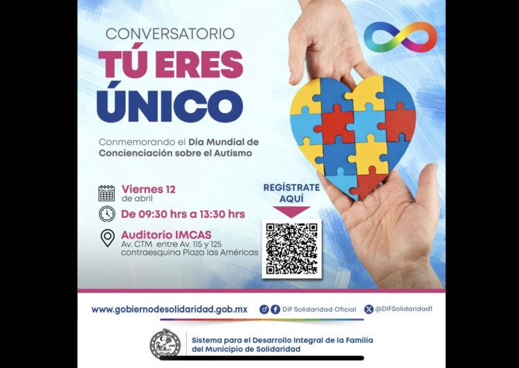 Realizarán conversatorio sobre autismo en Playa del Carmen