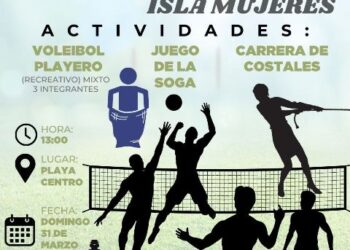 Invitan a participar en el “DeportFest Isla Mujeres”