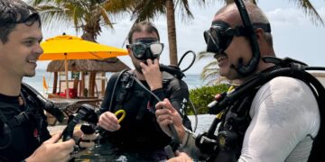 Eligen amantes del buceo a Puerto Morelos