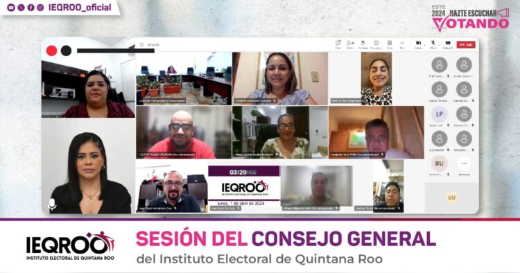 Otorga IEQROO plazo de 48 horas a coaliciones y partidos para hacer ajustes en candidaturas