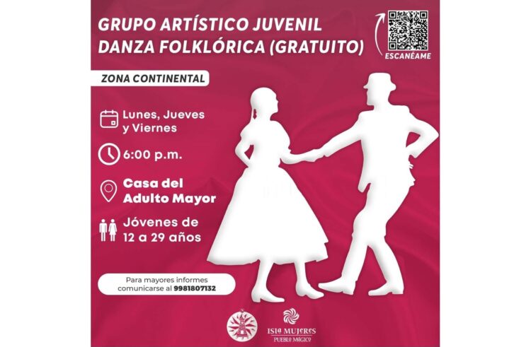 Invita gobierno de Isla Mujeres a jóvenes a participar en talleres gratuitos en Zona Continental