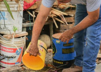 Mantener limpio el patio es la mejor estrategia contra el dengue, señala la SESA