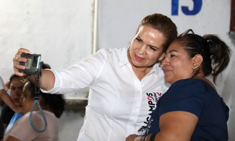 Reitera Lili Campos compromiso de seguir renovando primer cuadro de Playa del Carmen