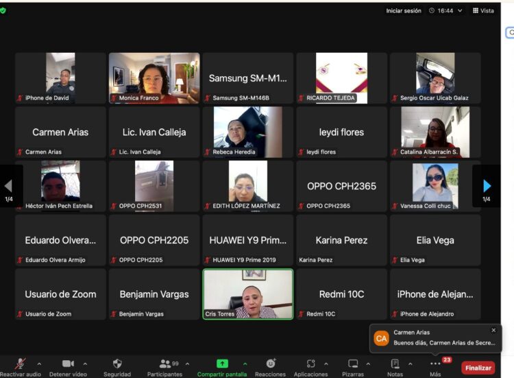 Participa Quintana Roo en colaboración internacional para fortalecer procesos de búsqueda de personas
