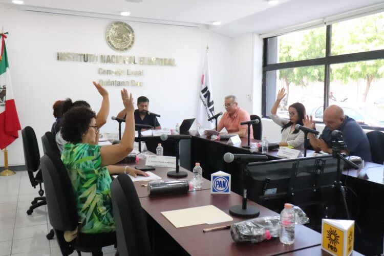 Informa INE Quintana Roo avances en la organización de la Jornada Electoral