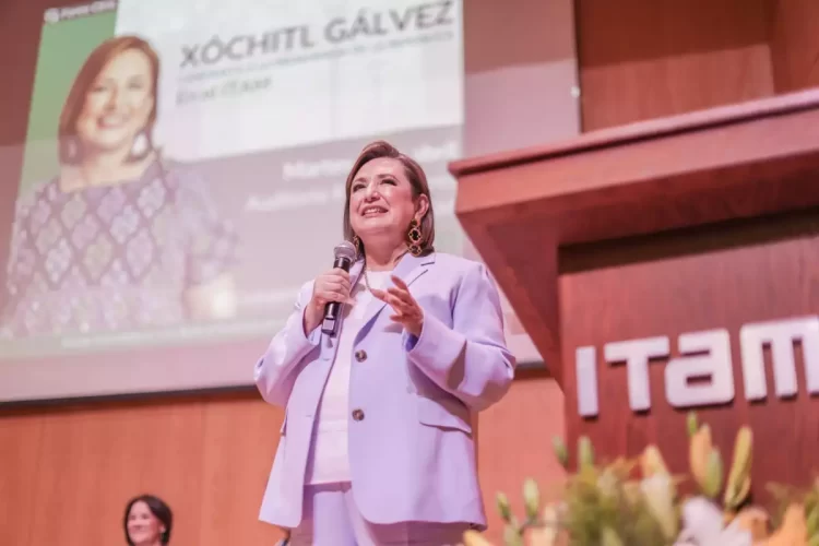 Admite Xóchitl Gálvez en el ITAM que en todos los partidos hay "impresentables"