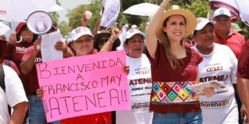 Seguirá Atenea Gómez llevando bienestar  familia de la comunidad Francisco May