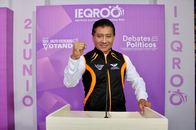 Chucho Pool arrasa en el debate con propuestas que responden a inquietudes de cancunenses