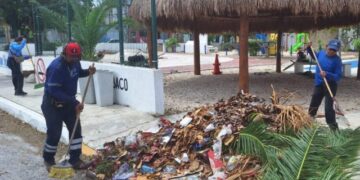 Solidaridad invita a hacer reportes para optimizar la limpieza de parques y jardines