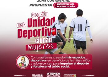 Impulsará Atenea Gómez construcción de unidad deportiva de Ciudad Mujeres
