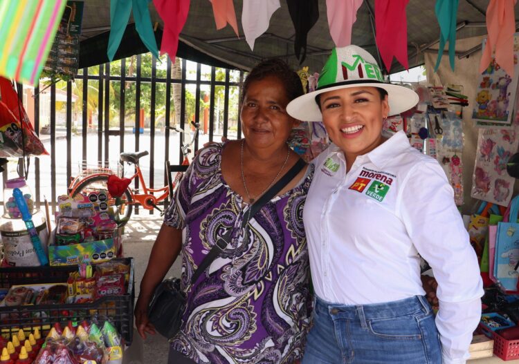Seré aliada de quienes mantienen en movimiento la economía de Puerto Morelos: Blanca Merari