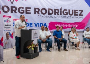 Presenta Jorge Rodríguez su plan de gobierno para rescatar Cancún
