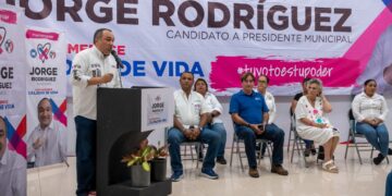 Presenta Jorge Rodríguez su plan de gobierno para rescatar Cancún