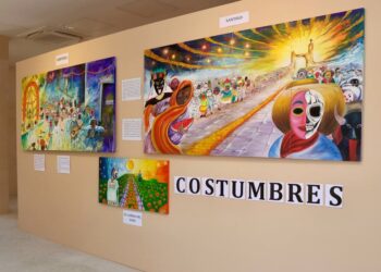 Montan exposición pictórica “Pinceles Mayas” en Puerto Morelos