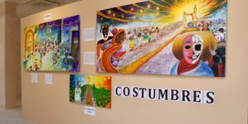 Montan exposición pictórica “Pinceles Mayas” en Puerto Morelos