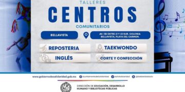 Promueven talleres de los Centros de Desarrollo Comunitarios en Playa del Carmen