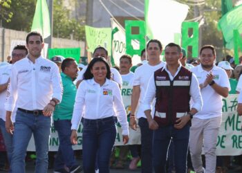 Blanca Merari recibe multitudinario respaldo en Leona Vicario