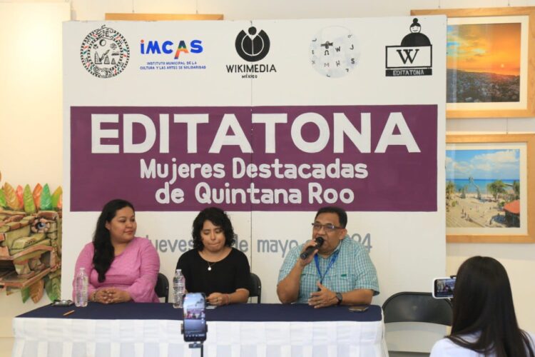 Capacita Wikimedia México a mujeres de Solidaridad en Editatona