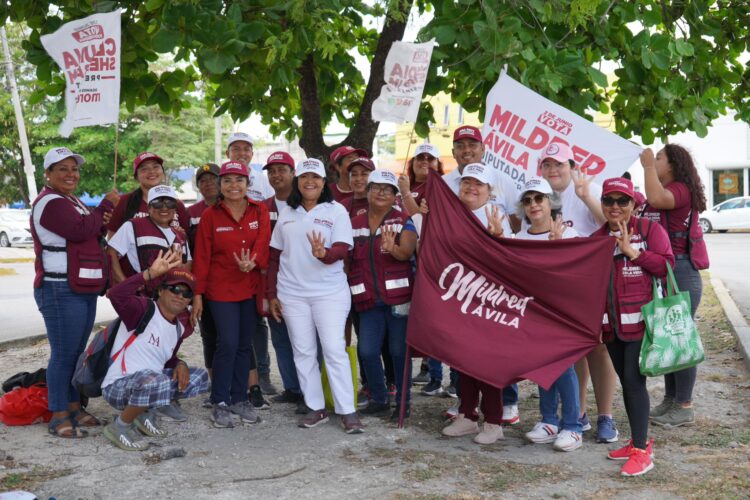 Mildred Ávila destaca compromisos de Morena con programas que brindan dignidad y respeto