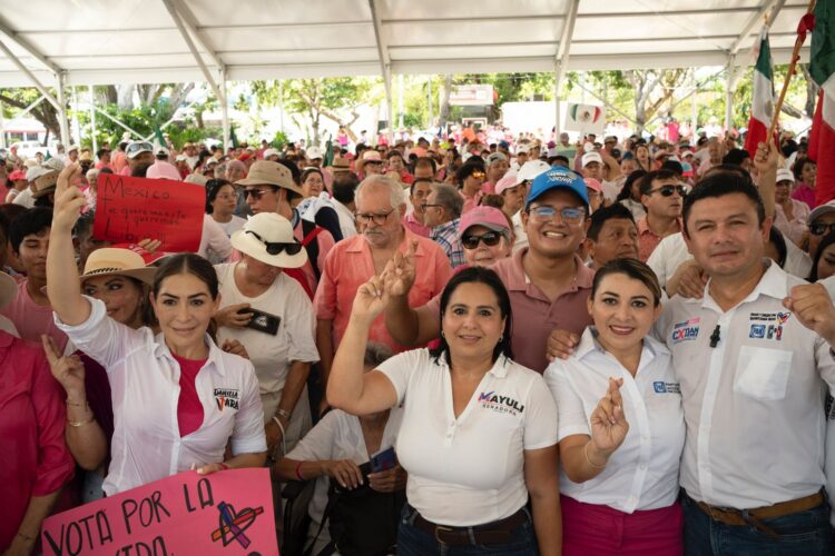 Mayuli Martínez llama a defender la democracia con el voto