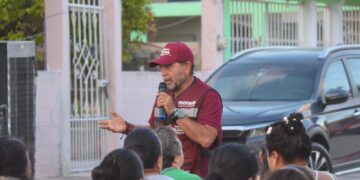 Humberto Aldana pide apoyo en las urnas para consolidar programas sociales