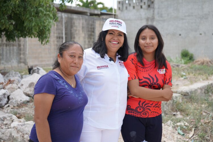 Mildred Ávila se compromete a encauzar proyectos para Cancún